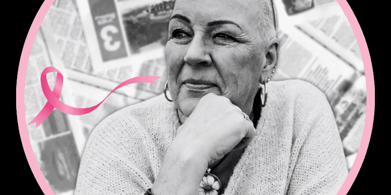 Tove rosa porträtt